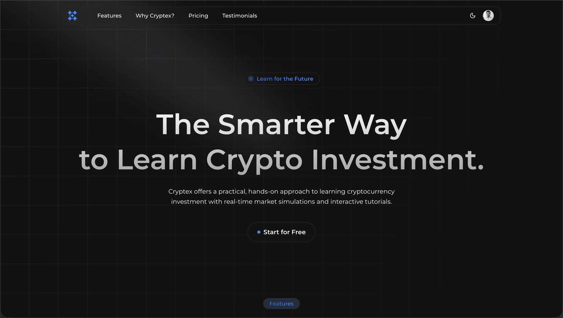 Cryptex — Real-time crypto intelligence.